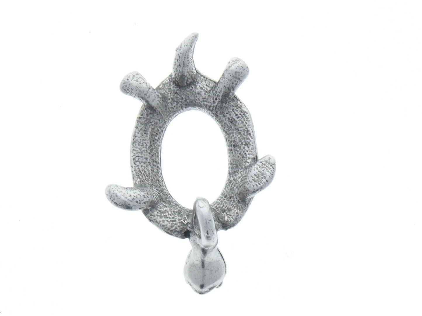 1 1/4" Sea Turtle or Tortoise Pendant w/Italian made faux tortoise shell stone,