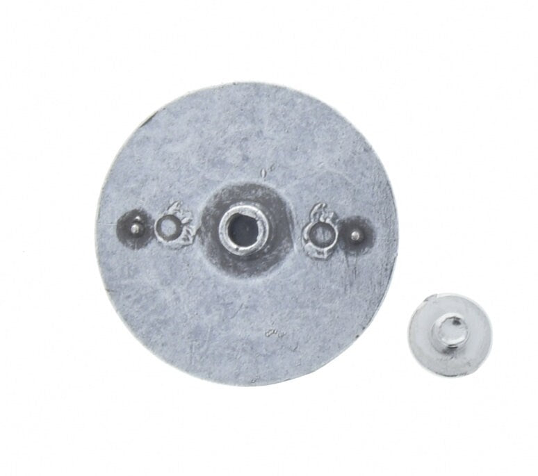 32mm Concho with 29mm Bezel, screw on, Chicago screw, 32mm OD, each