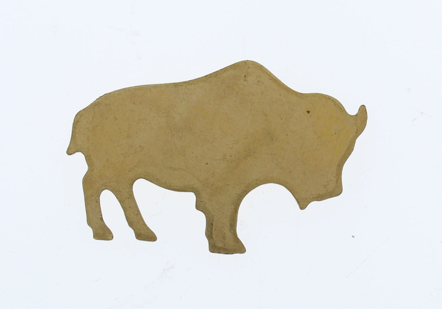 Buffalo Charm, 30x45mm, antique gold, pack of 6