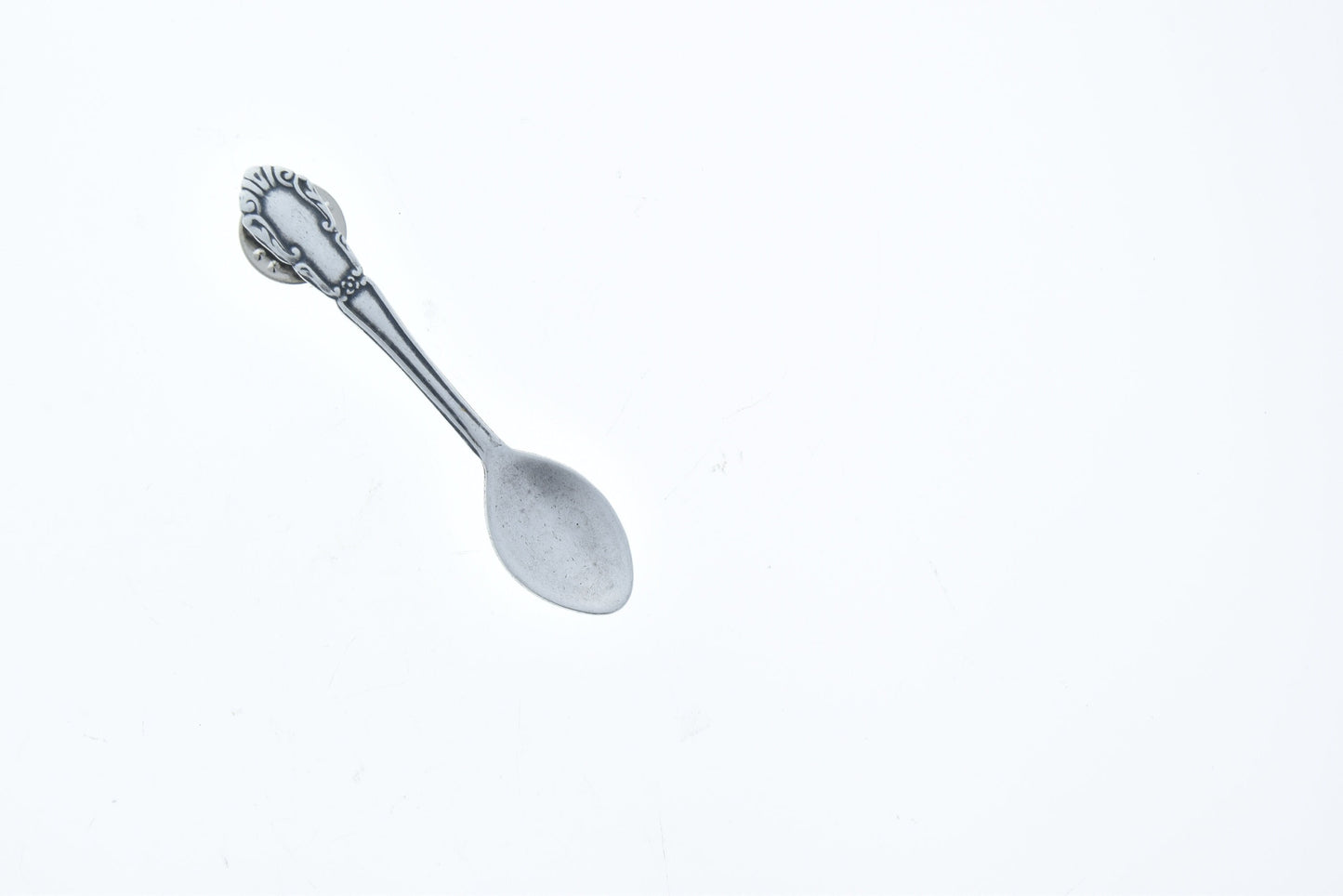 Cutlery Lapel Pin Set, antique Silver, Made in USA, set of 3