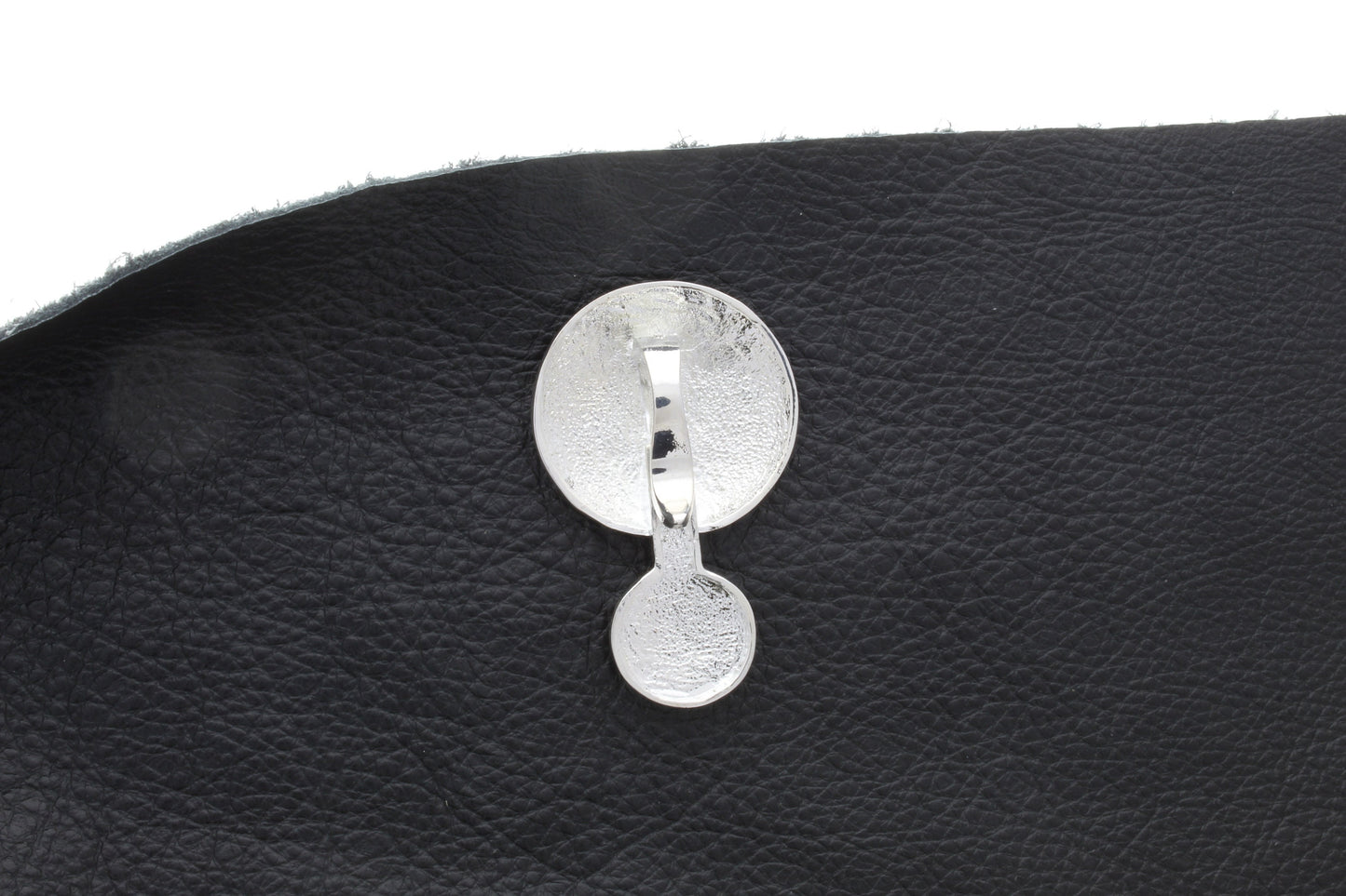 Magnetic Hinged Glue-On 55 mm Pendant Bail-Enhancer, Classic Silver, each