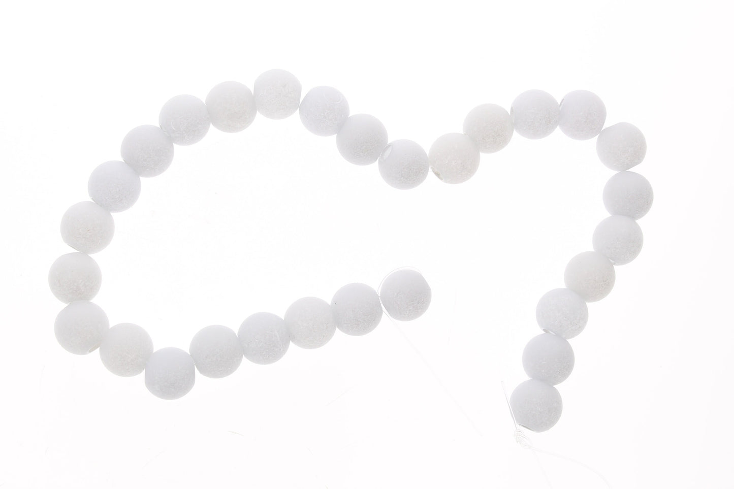 Frosted Sky Blue Acrylic Beads, pack of 28