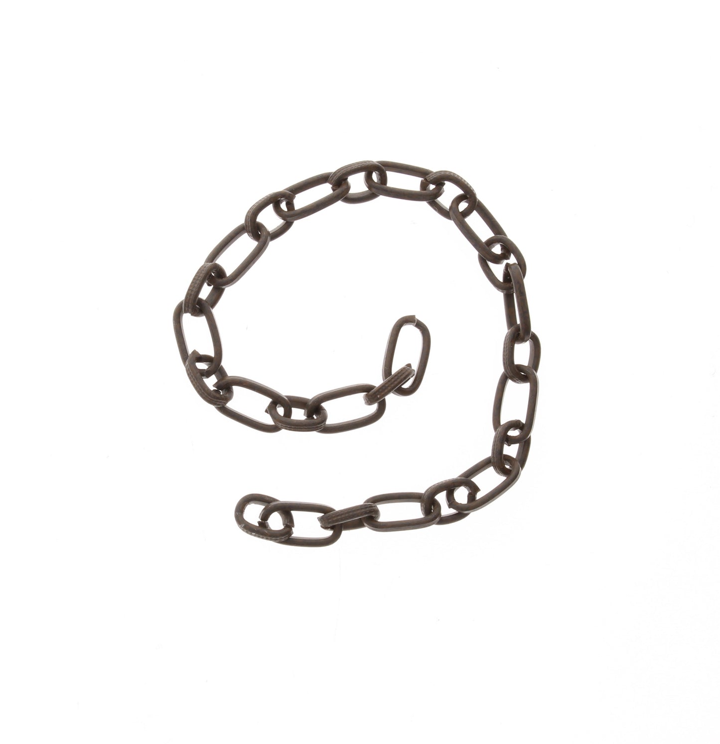 Cable chain necklace, 11x6-8x6mm Heavy Long & Short Footage Cable Chain, 18" Necklace, Each