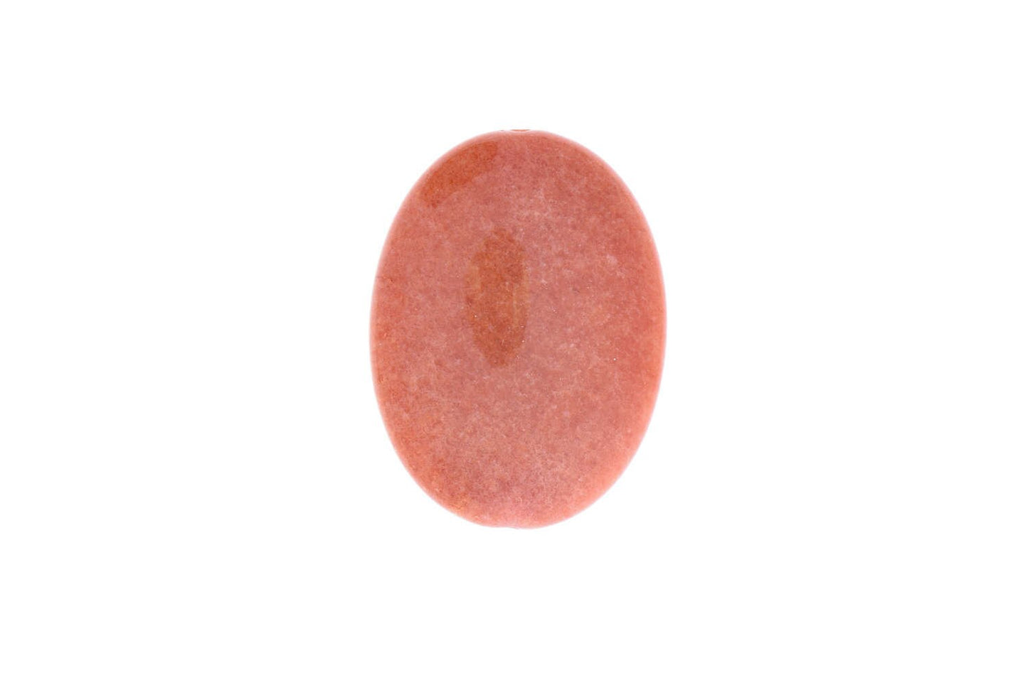 40mm Rose Red Jade Bead, Semi-precious, large oval 40x30mm, pack of 2