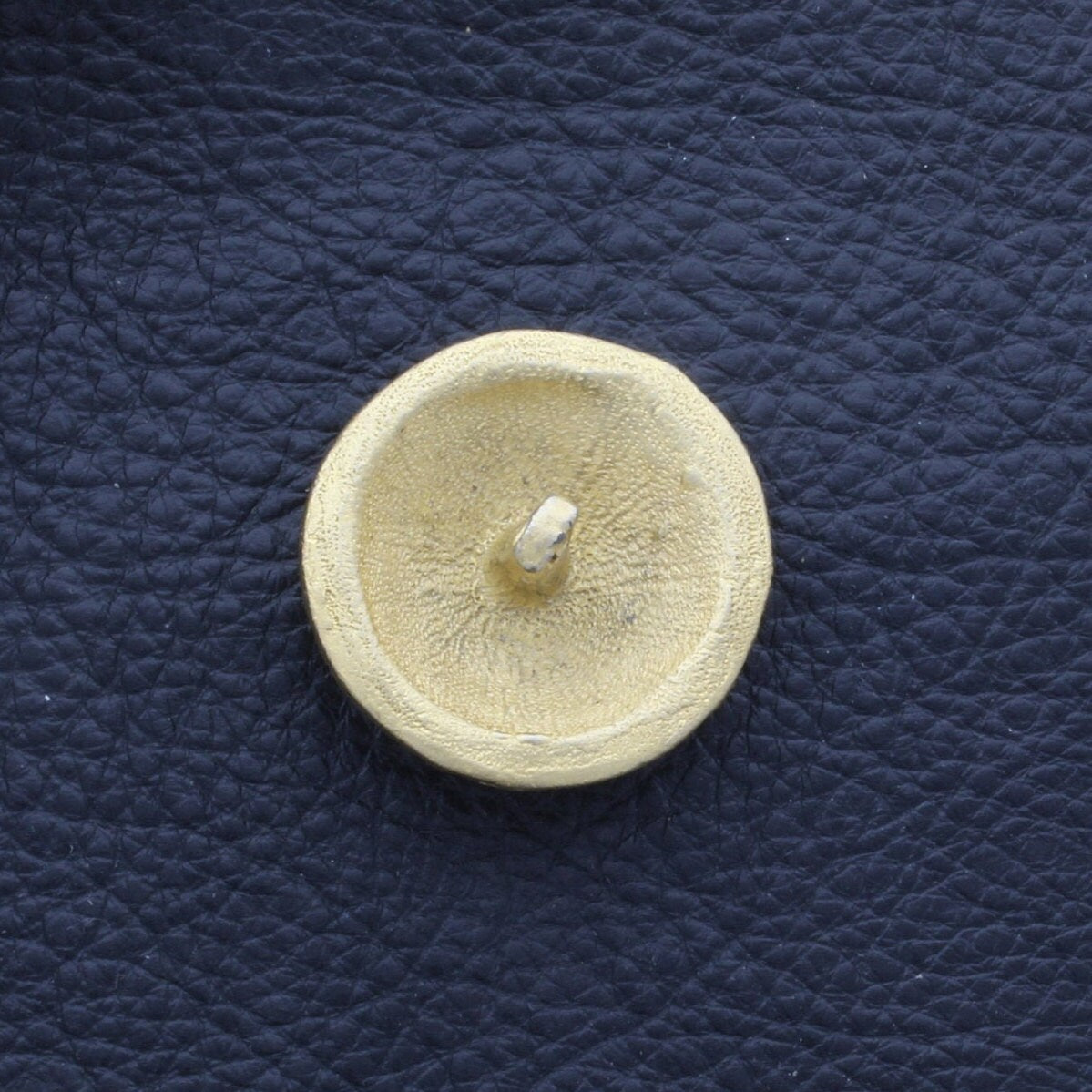 Textured Shank Button, Turtle Back Design, Hamilton gold plate, 30mm, round, Made in USA, pack of 4