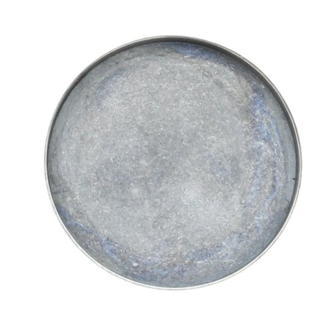 Bezel setting, 22mm round, flat, antique silver, pack of 4