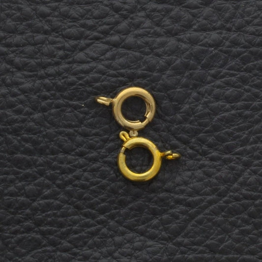 9mm Spring Ring Clasp, Gold, pack of 12