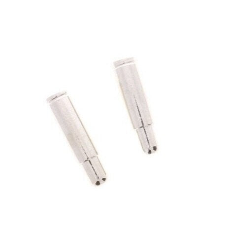 20mm Bolo Tips, silver or gold, fits on 4mm cord, sold in pair of 2