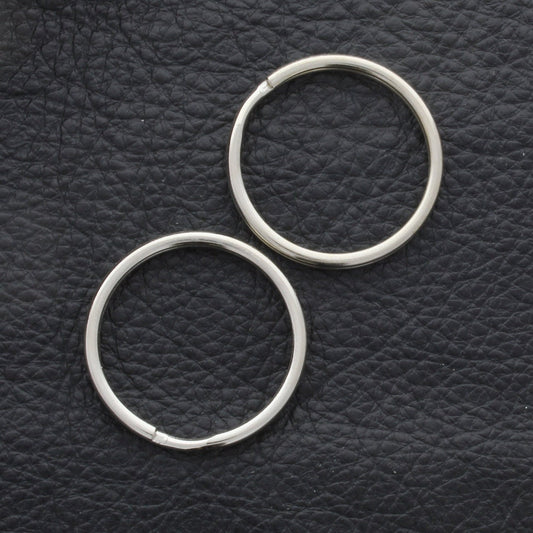 32mm Gold Split Rings Key Ring, pack of 12