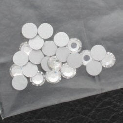 4.6mm Crystal Clear Flat back Rhinestones, Preciosa Crystal, Stone Size Conversion, 20ss, 4.60-4.80mm, Pack of 24