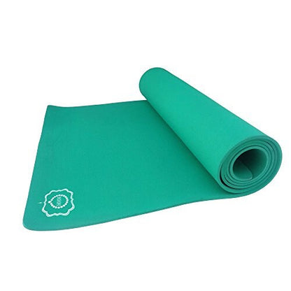 Yoga Matt, 26 inch width , Green Color with handy carrying sling,