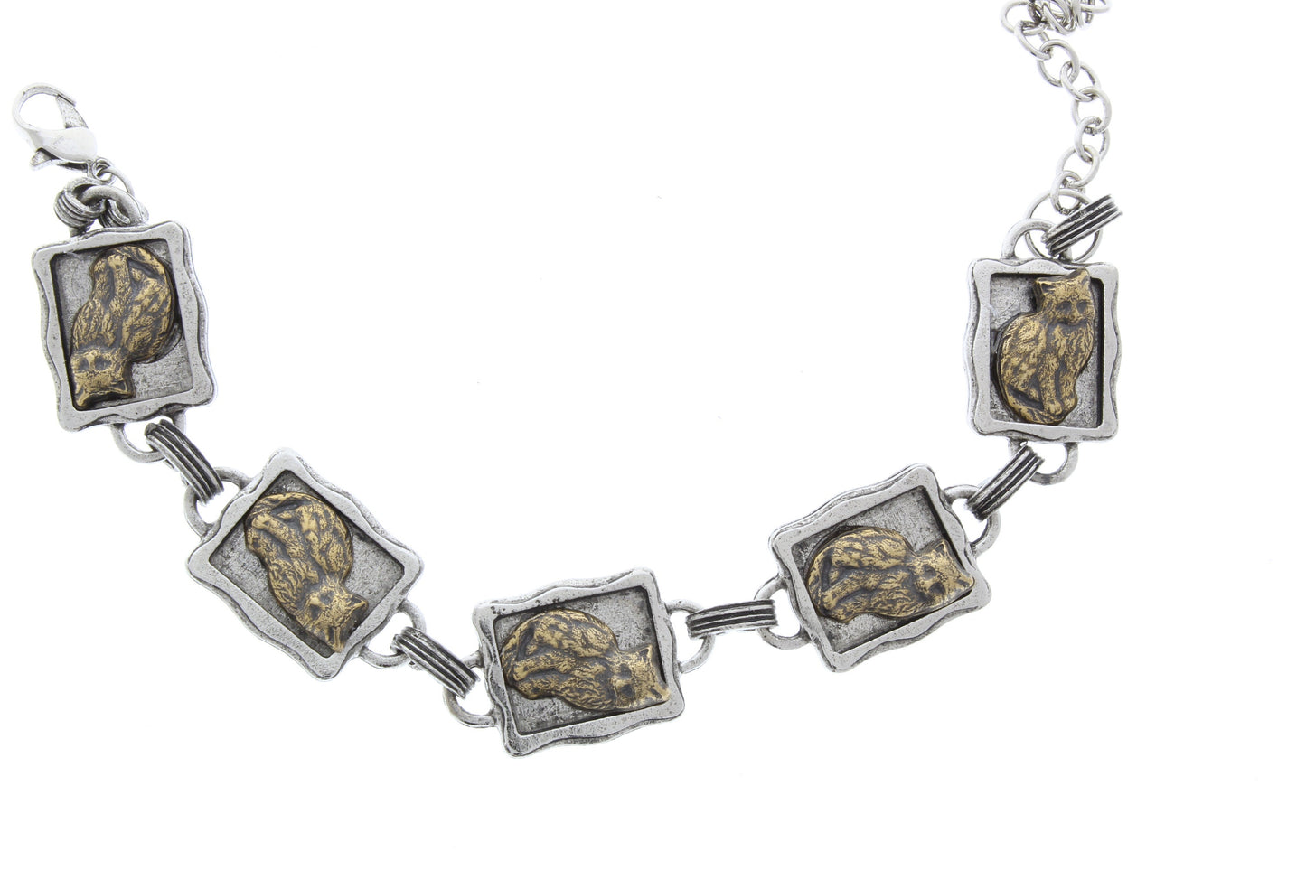 Cat Bracelet , chams , adjustable made in USA