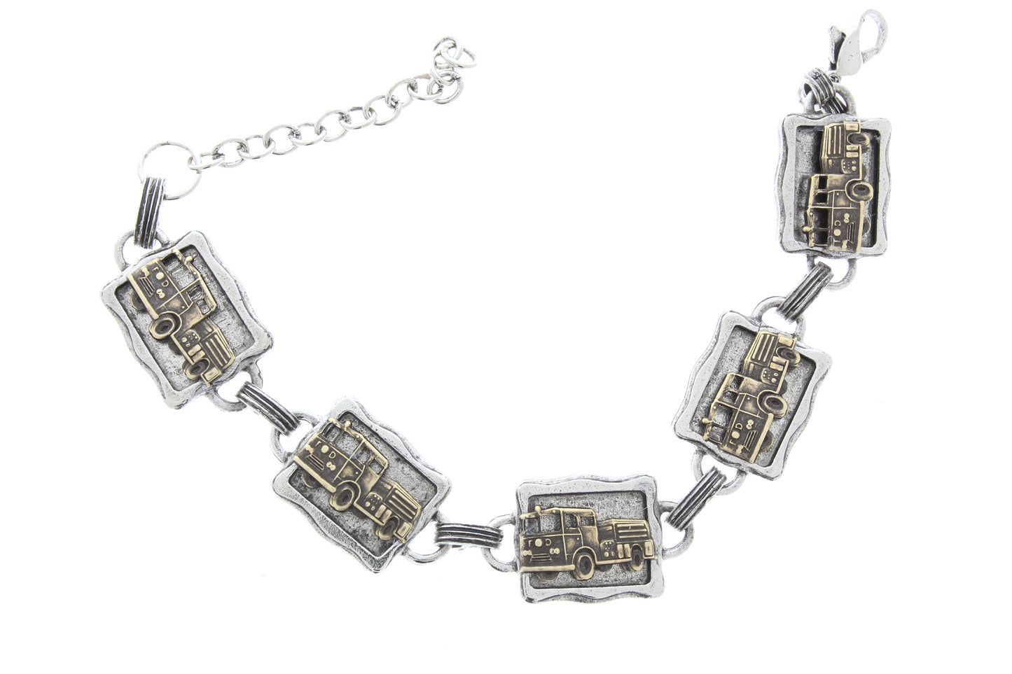 Firetruck Bracelet , chams , adjustable made in USA
