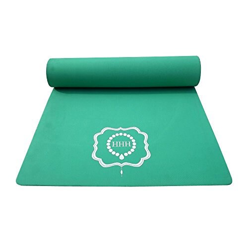 Yoga Matt, 26 inch width , Green Color with handy carrying sling,