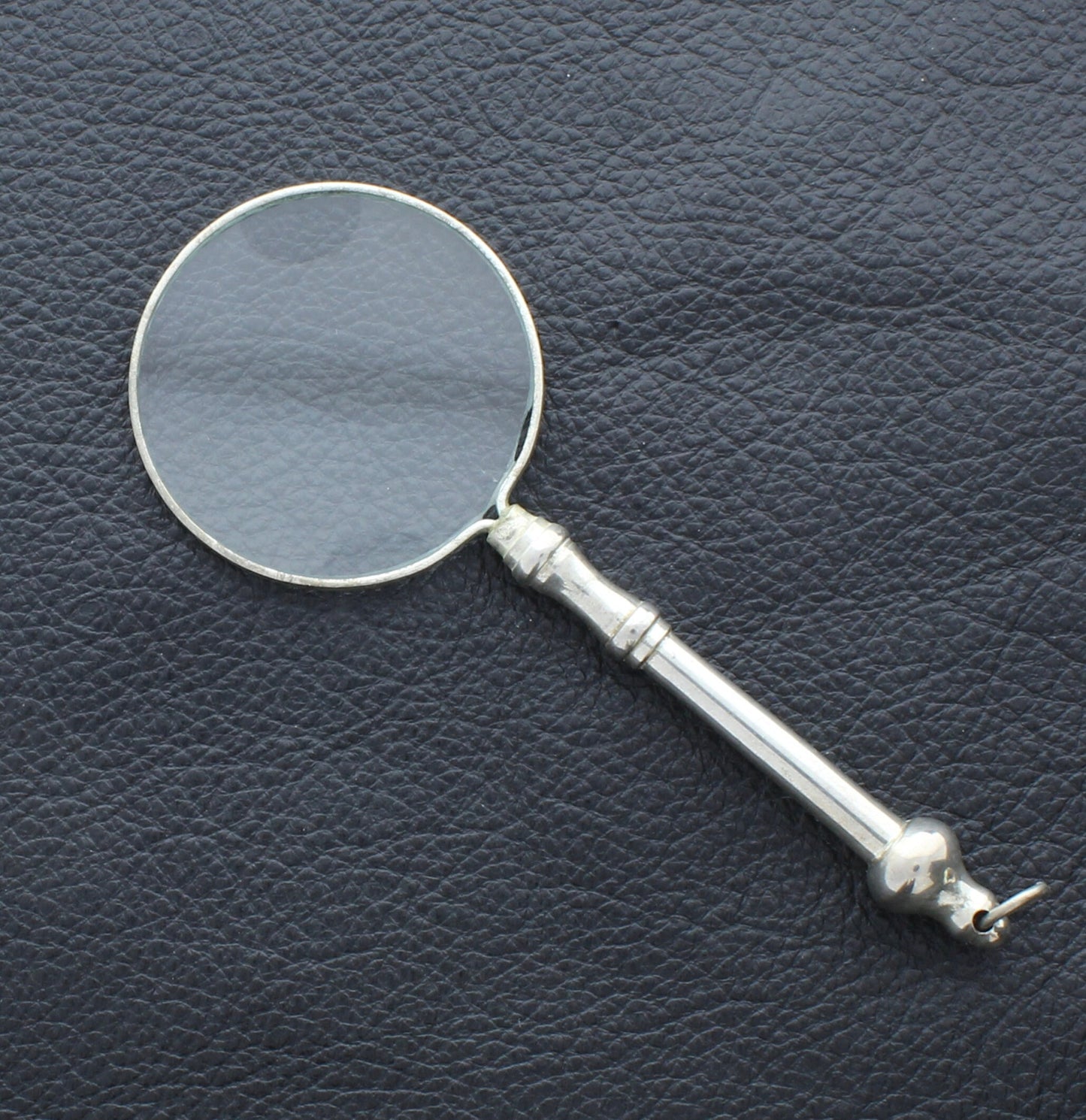 Magnifying Glass Pendant SIlver finish,