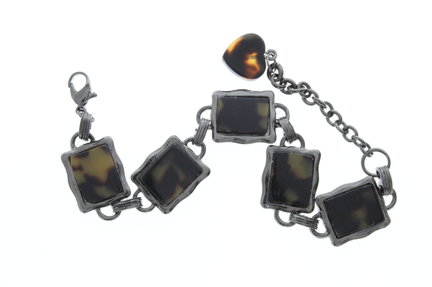 Faux Tortise bracelet, 7" , adjustable
