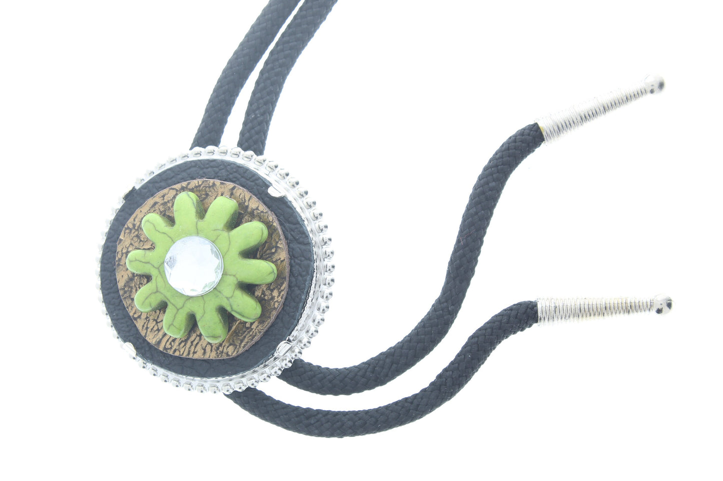 Spur Bolo style , 36" cord , Black cord , made in USA