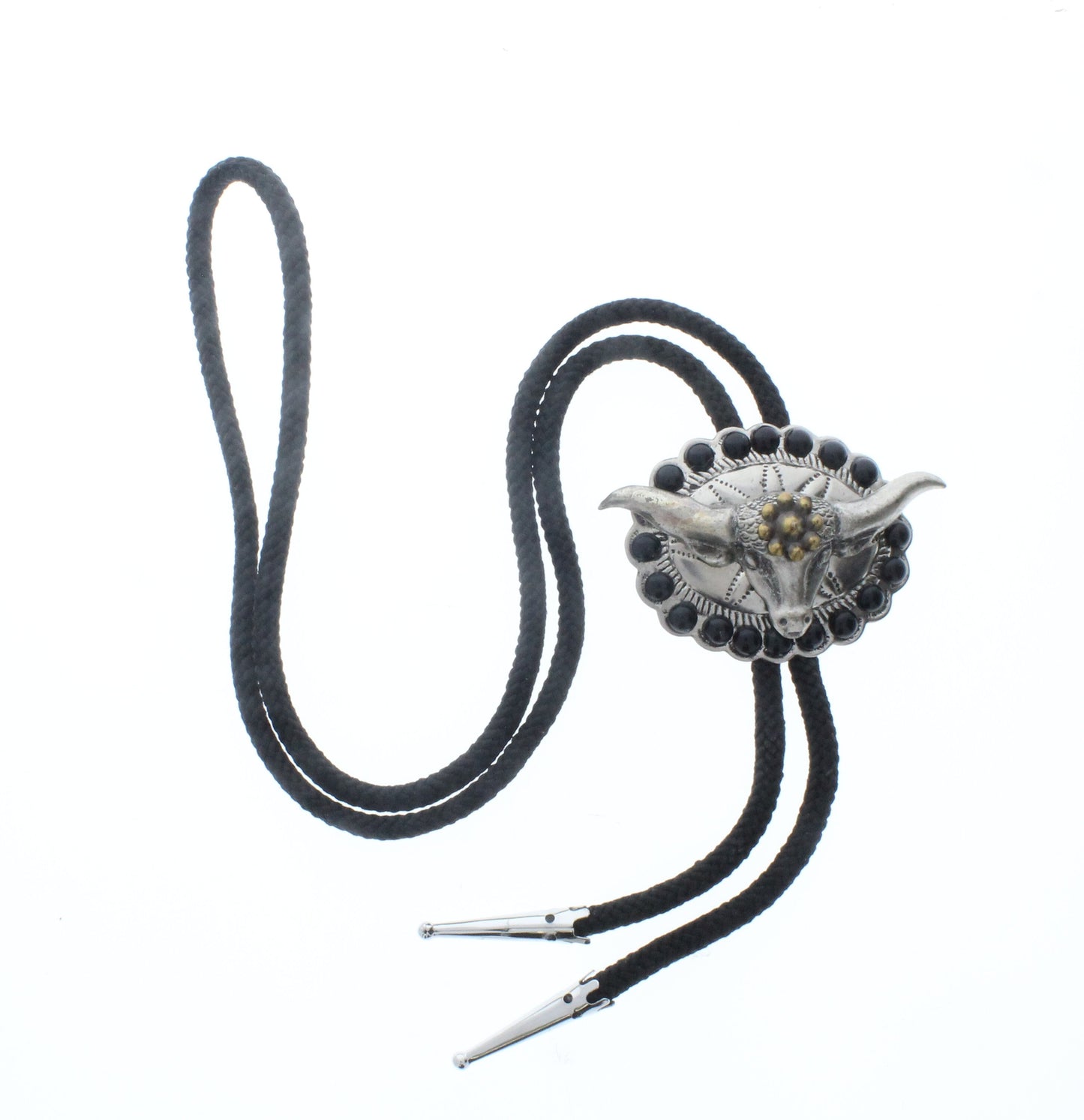 Bull bolo, , nylon black cord , 36" cord in black, ea