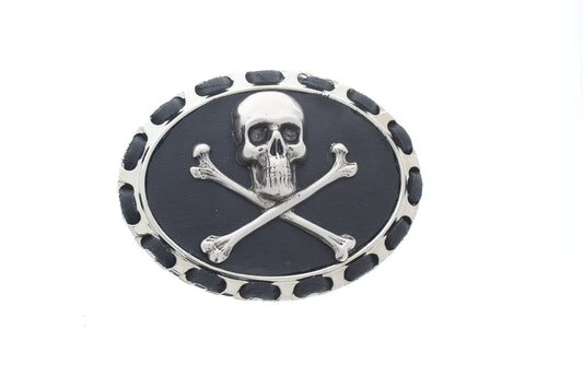 Skull & Bones Jolly Roger Belt Buckle