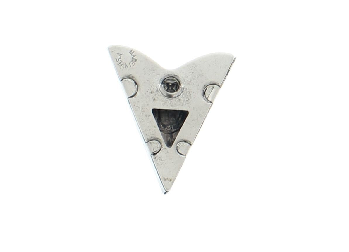 Collar Tip, Western Collar Tip , Cats eye stone (acrylic cabochon ) sold by pair, 02601-Cats EYE