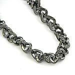 Necklace Chain, 10' Spool, 4mm  Link, Silver, Antique Silver, Antique Gold, Gunmetal Black, 1 spool with 10 feet of chain