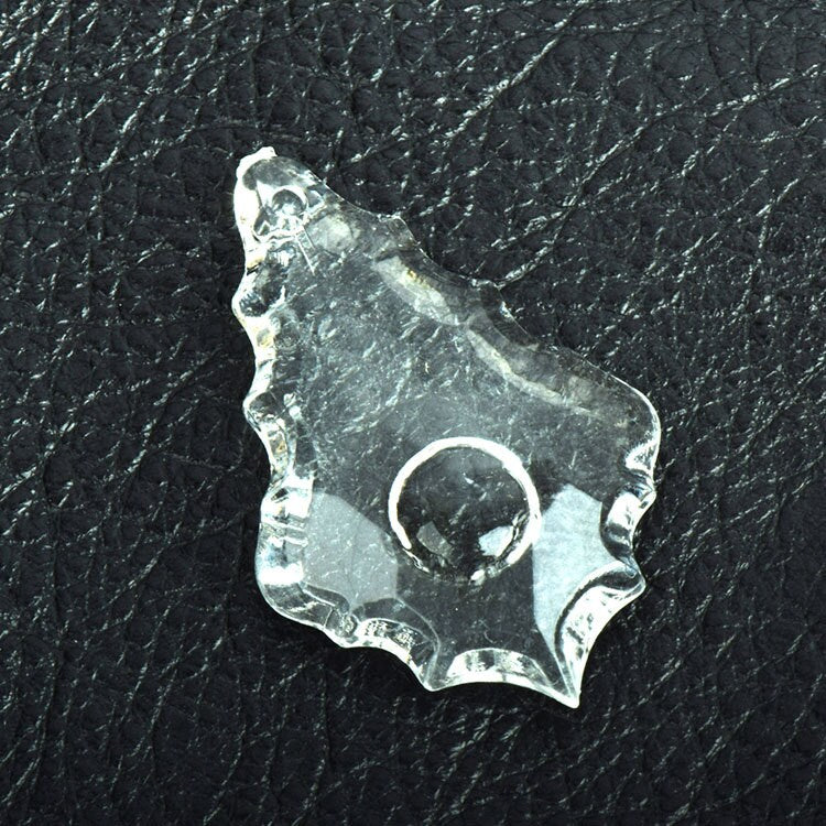 Clear Crystal Acrylic Chandler Drop Pendant, 37mm x 24mm 6 each OE1997