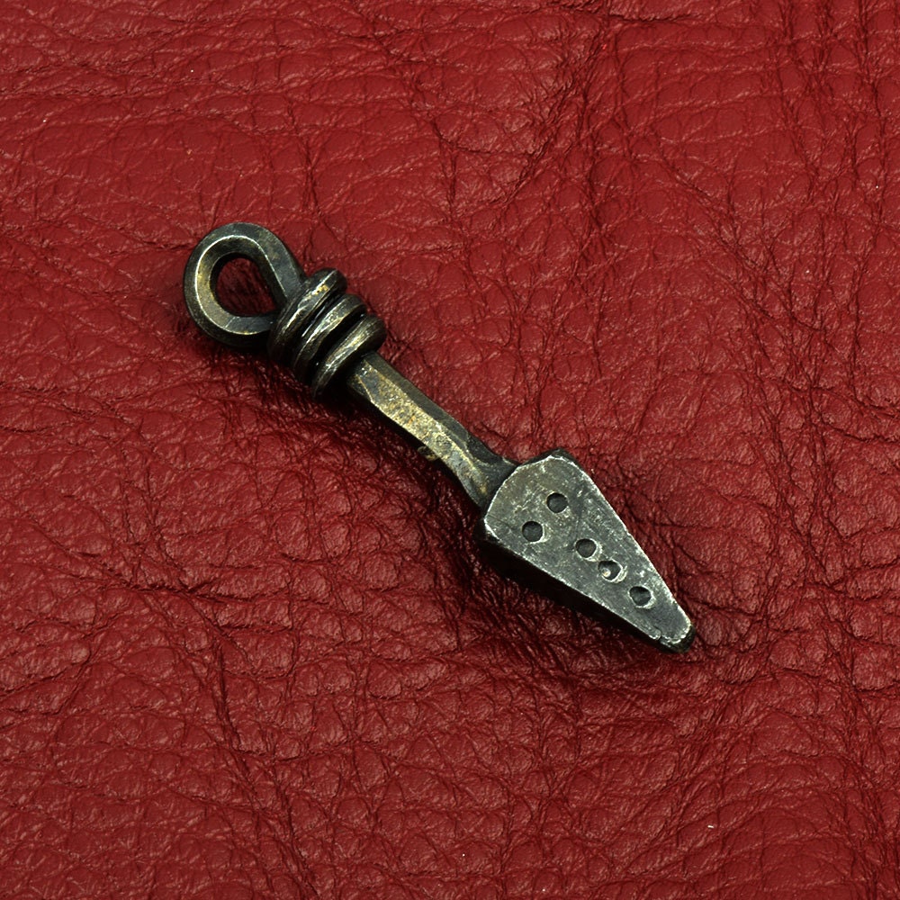 Viking Mjölnir Focal Pendant drop 47mm, forged steel, each