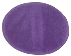 3.5in Purple Suede Oval Insert for Belt Buckles, Package 2
