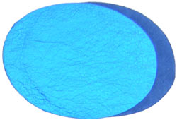3.5in Metallic Blue Suede Oval Insert for Belt Buckles Package of 2