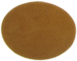 3.5in Luggage Suede Oval Insert for Belt Buckles Pk/2