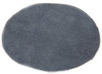 3.5in Montana Blue Suede Oval Insert for Belt Buckles Package of 2