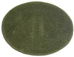 3.5in Moss Green Suede Oval Insert for Belt Buckle Package of 2