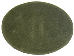 3.5in Moss Green Suede Oval Insert for Belt Buckle  Package of 2