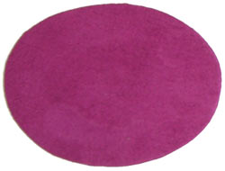 3.5in Fuchsia Suede Oval Insert for Belt Buckles Package  2