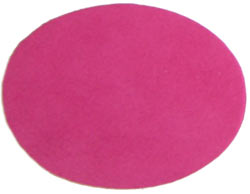 3.5in Hot Pink Suede Oval Insert for Belt Buckles, Package  2