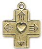 HEART CENTER CROSS EA