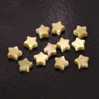 6mm Star Cats Eye Beads, Coffee, pack of 12