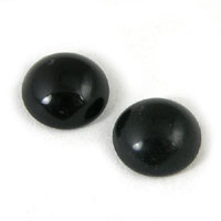 8mm Onyx Round Acrylic Cabochon, pk/20
