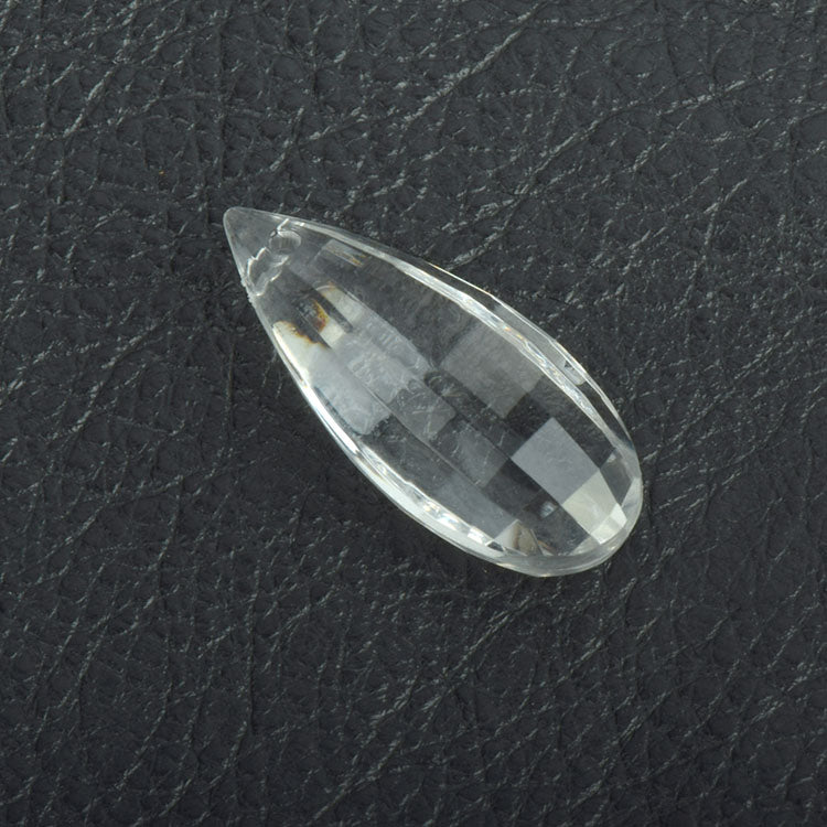 30 mm Clear Crystal Acrylic Chandler Drop Pendant, pack of 6