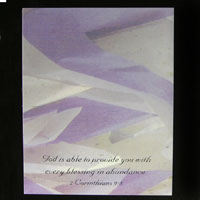 "God is Able to Provide" Jewelry Display Card, pack 12