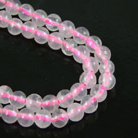 6mm Round Rose Quartz Beads, 16in strand