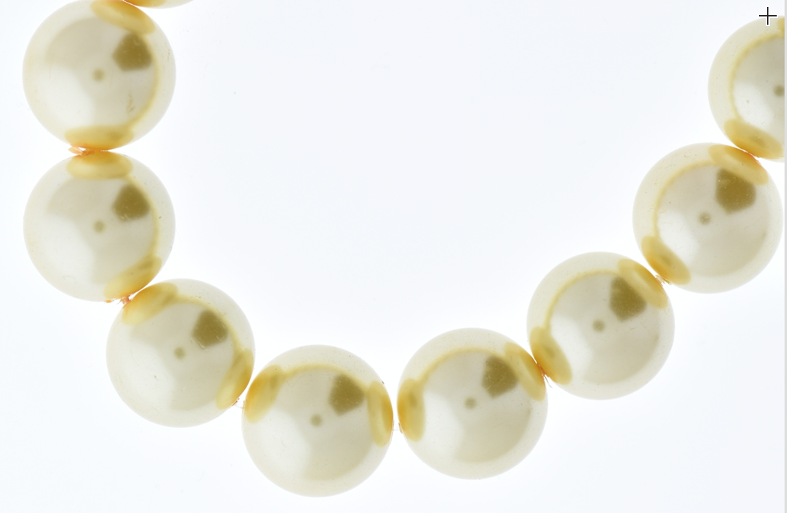 16mm Champagne Glass Pearls, strand
