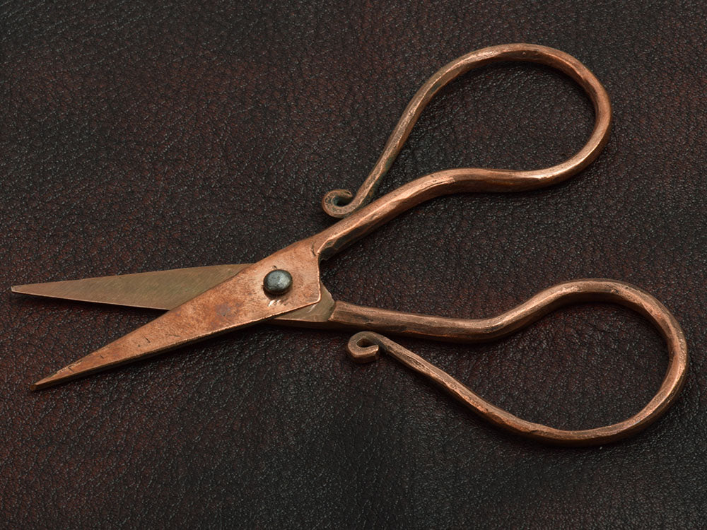 Scissors, Solid copper vintage design, functional , each J535CO
