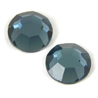 11mm Round Faceted Austrian Crystal, Montana (Blue), Each