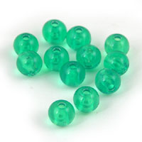 6mm Acrylic Emerald Bead Sold by Dozen