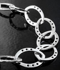 Classic Silver Drawn Flattened Oval Cable Chain sold in a 10ft/spool