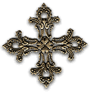 Antique Gold Finish CROSS, pk/6