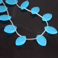 24mm Marquise cut Amazonite Aqua Blue Beads, strand,