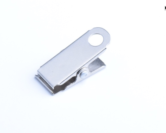 Badge Clip Silver Tone pkg/12