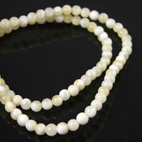 4mm Round Honey Jade Beads, 16in strand